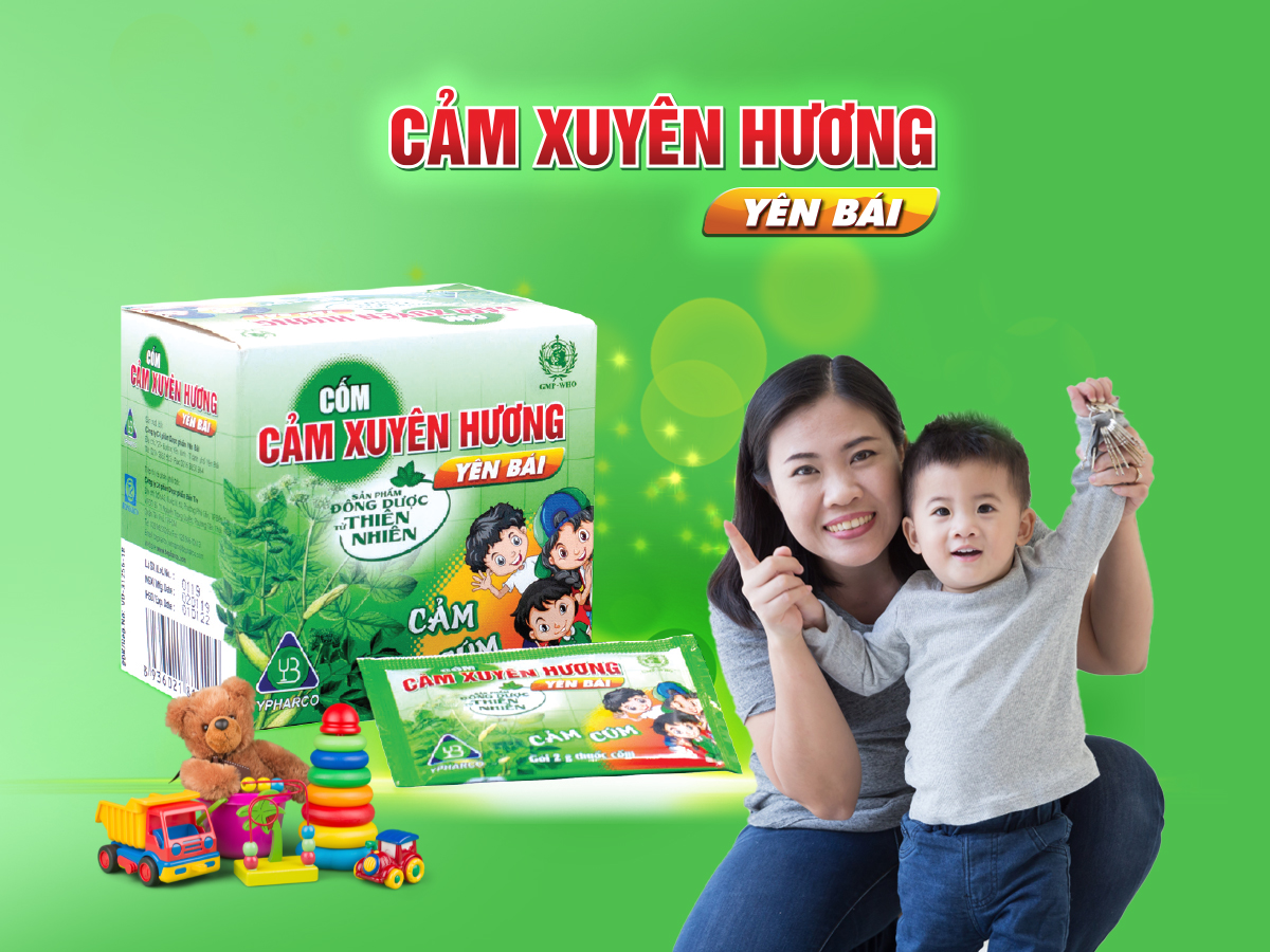 Help your baby get rid of a runny nose with CAM XUYEN HUONG (Granule)