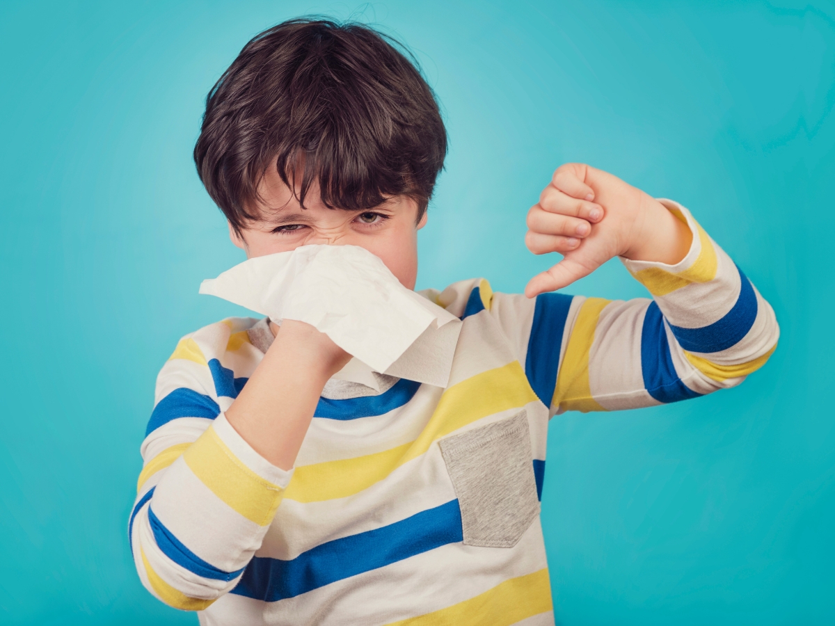 Trị cảm lạnh ở bé